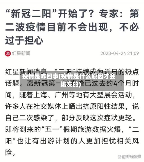 疫情是咋回事(疫情是什么原因才会爆发的)-第2张图片